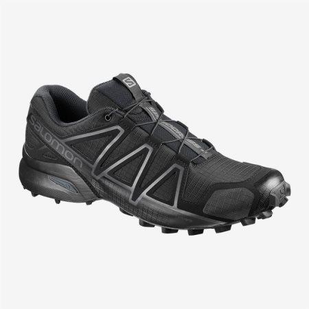 Botas Tacticas Salomon SPEEDCROSS 4 WIDE FORCES Hombre Negras (ES-XHUE)